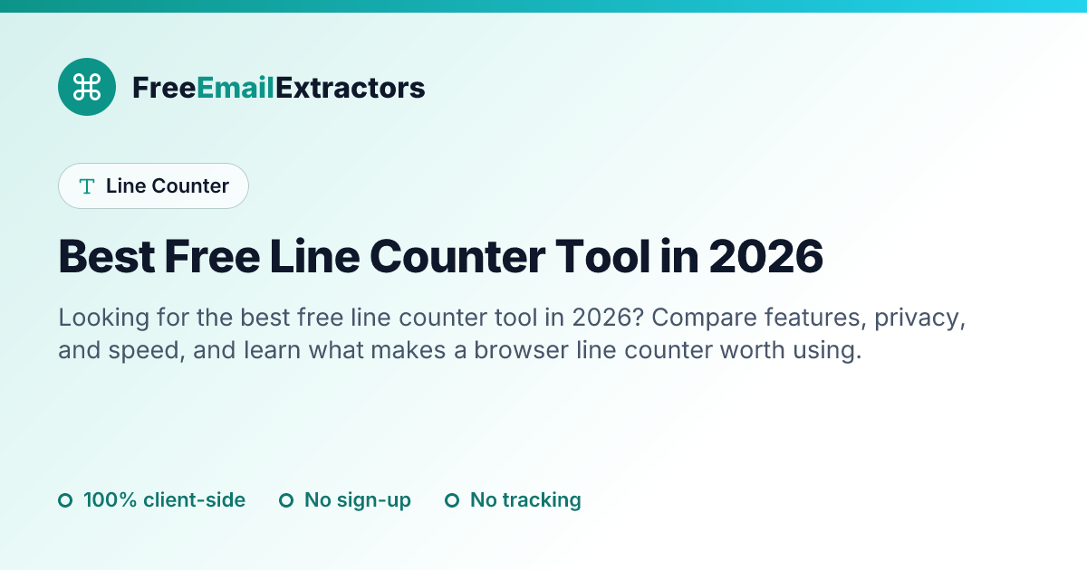 Best Free Line Counter Tool in 2026
